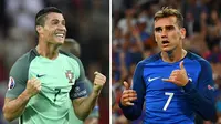 Portugal vs Prancis (AFP/Martin Bureau/Franck Fife)