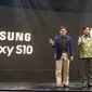 Peluncuran Samsung Galaxy S10. Liputan6.com/ Andina Librianty