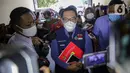 Gubernur Jawa Barat, Ridwan Kamil memenuhi panggilan Bareskrim Polri, Jakarta, Jumat (20/11/2020). Ridwan Kamil dimintai klarifikasi terkait dugaan pelanggaran protokol kesehatan Covid-19 di acara kerumunan yang melibatkan Rizieq Shihab di Megamendung, Bogor. (Liputan6.com/Faizal Fanani)