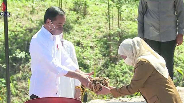 5 Potret Gubernur Khofifah di IKN NUsantara, Bawa Tanah dan Air dari Bumi Majapahit