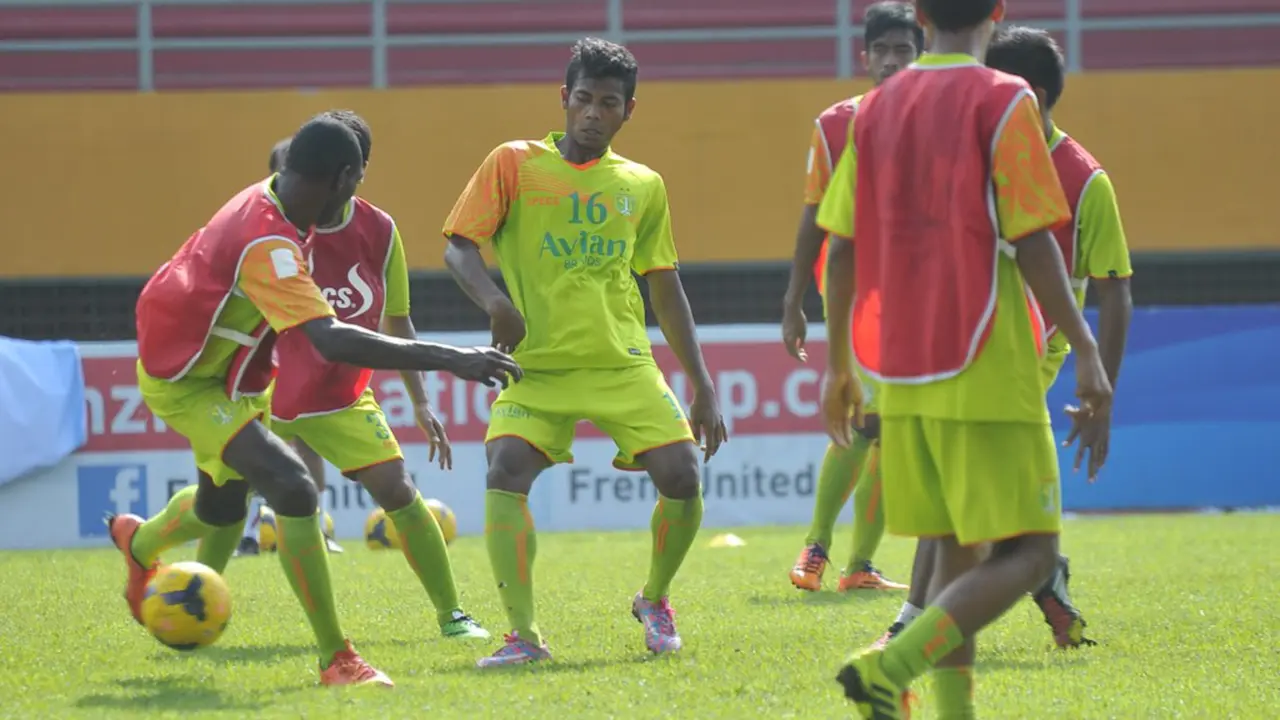 Persebaya Latihan (Ajeng Resti/Liputan6.com)