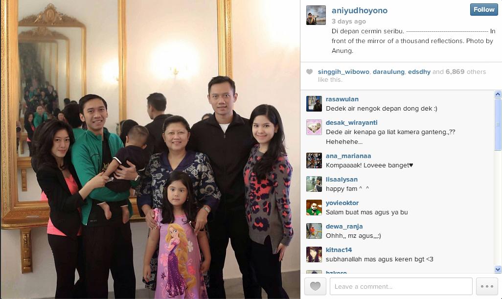 (c) Instagram.com/aniyudhoyono
