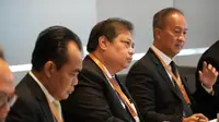 Menteri Koordinator Bidang Perekonomian Airlangga Hartarto bertemu dengan (Federation of European Sporting Goods Industry) di sela-sela the 10th ASEAN-EU Business Summit yang diselenggarakan di Brussel. (Selasa 13/12/2022). (Dok Kemenko Perekonomian)