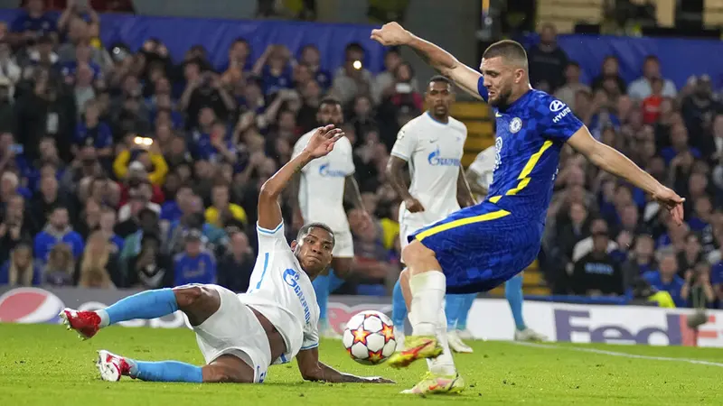 FOTO: Gol Tunggal Romelu Lukaku Bawa Chelsea Taklukkan Zenit di Liga Champions