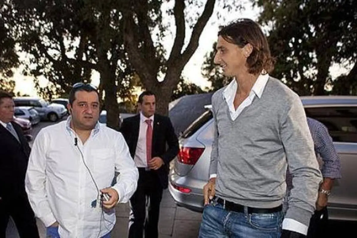 Mino Raiola dan Zlatan Ibrahimovic