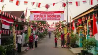 25 Dekorasi Jalan Kampung 17 Agustus yang Bikin Warga Bangga