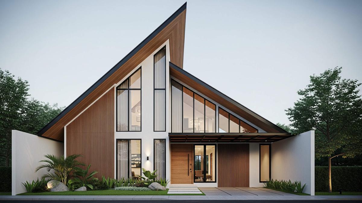 7 Inspirasi Desain Rumah 1 Lantai Tapi Kelihatan Tingkat, Solusi Estetik untuk Lahan Terbatas