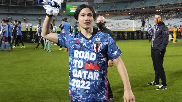 Kegembiraan Pemain Jepang Lolos Piala Dunia 2022