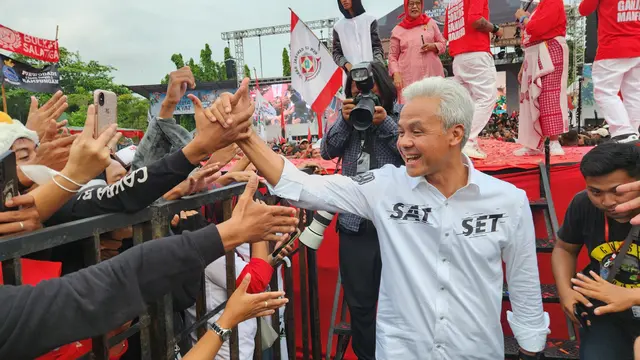 Ganjar Kampanye Akbar di Kulon Progo Yogyakarta