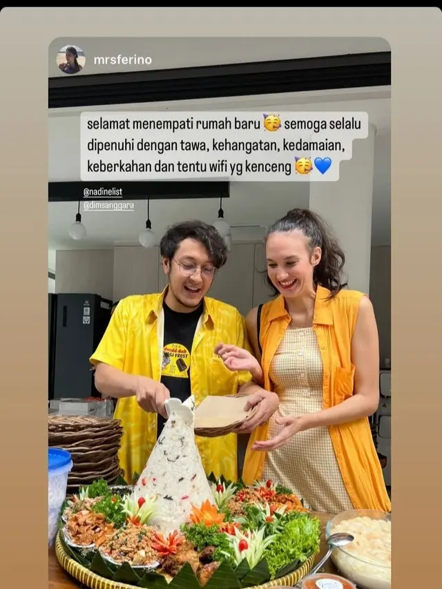 Perayaan ultah pertama Nadi Djiwa Anggara, anak Nadine Chandrawinata dan Dimas Anggara (Foto Instagram nadinelist)