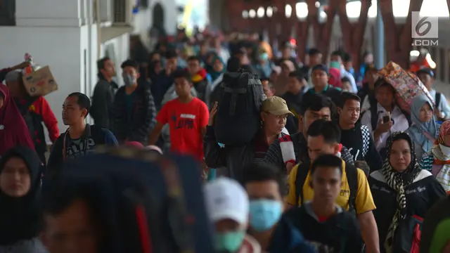 H+3 Lebaran, Tidak Ada Lonjakan Arus Balik di Stasiun Senen