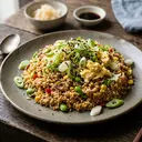 Resep Nasi Goreng Mentega ala Jepang dengan Telur dan Daun Bawang, Praktis & Bergizi