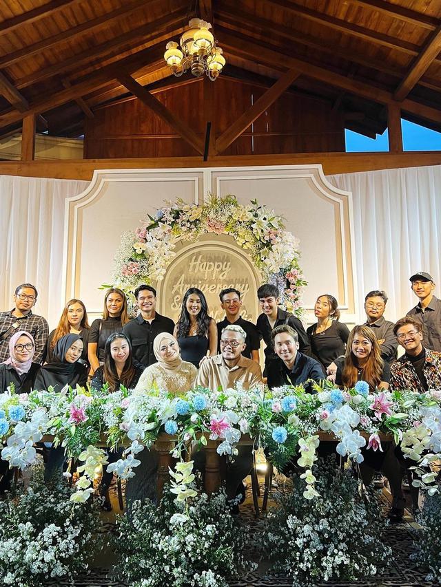 7 Momen Anniversary Pernikahan Sule dan Nathalie Holscher, Dihadiri Rhoma Irama