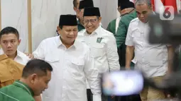 Hal senada diungkap mantan cawapres nomor urut 01 yang juga Ketua Umum Partai Kebangkitan Bangsa (PKB), Muhaimin Iskandar. (Liputan6.com/Herman Zakharia)