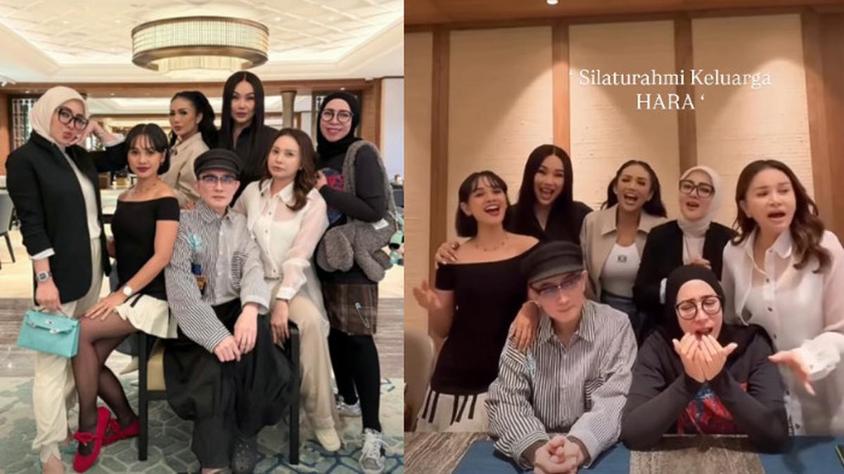 5 Potret Syahrini Kumpul bareng Geng HARA, Santai tapi Tetap Glamor