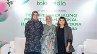 Media Gathering dan Product Display: Tokopedia Dukung Pegiat Usaha Lokal Bangun Bisnis Setara Brand Kelas Dunia di bilangan Jakarta Selatan, 17 Oktober 2022. (dok. Tokopedia)
