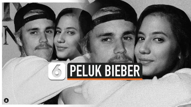 VIDEO: Pevita Pearce Unggah Foto Dipeluk Justin Bieber, Warganet Heboh