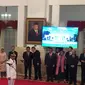 Presiden Jokowi melantik Murad Ismail-Barnabas Orno sebagai Gubernur dan Wagub Maluku. (Liputan6.com/Lizsa Egeham)