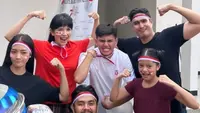 Para pemeran Cinta Setelah Cinta SCTV dalam lomba 17 Agustus sambut HUT RI ke-78 (Foto: instagram @sctv)