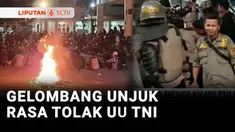 Unjuk rasa menolak UU TNI di sejumlah daerah berlangsung hingga Jumat dini hari. Bahkan di daerah Semarang, unjuk rasa berlangsung ricuh, terdapat empat mahasiswa ditangkap polisi.