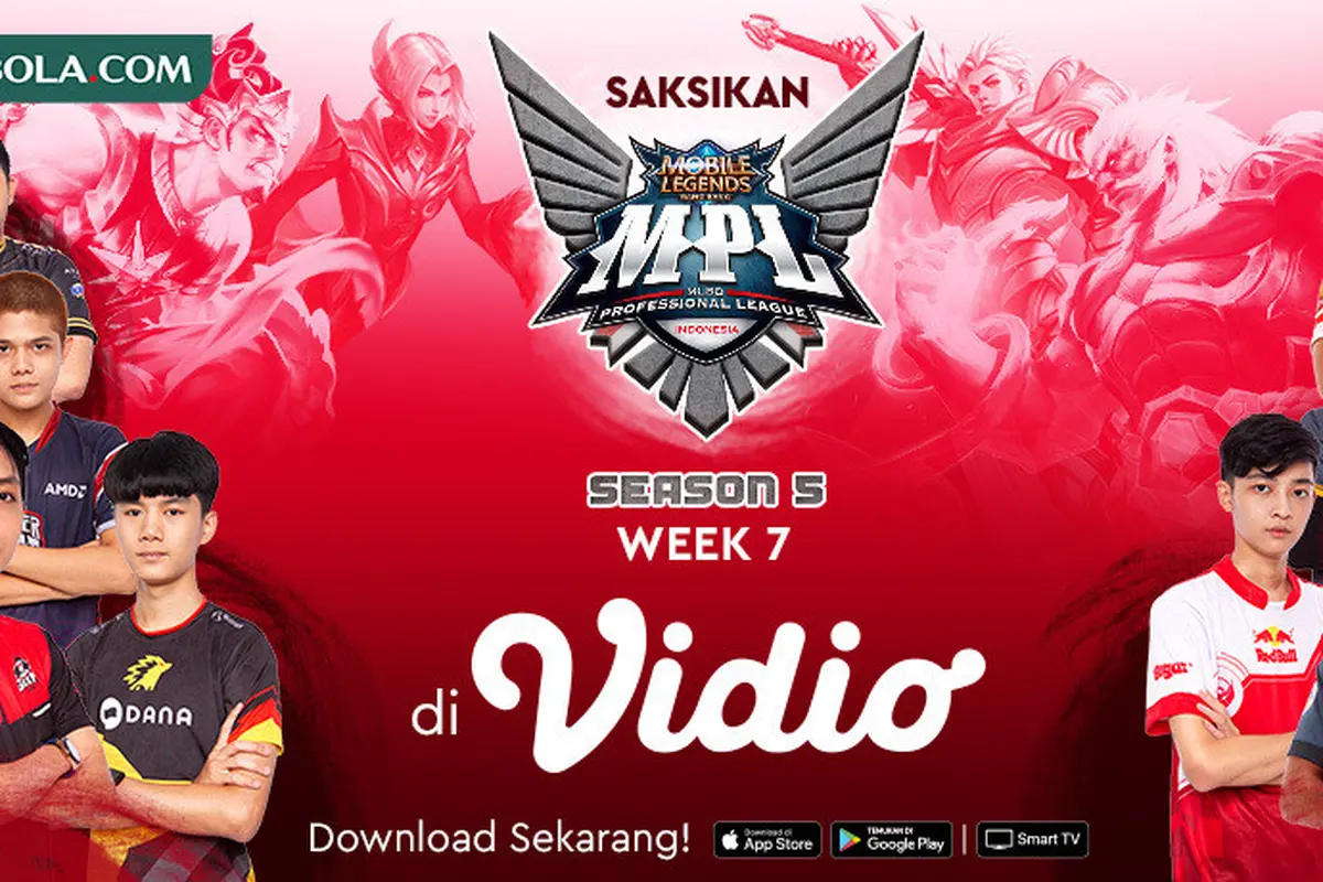 Saksikan Live Streaming Mobile Legend MPL Season 5 Hanya di Vidio. sumberfoto: Vidio