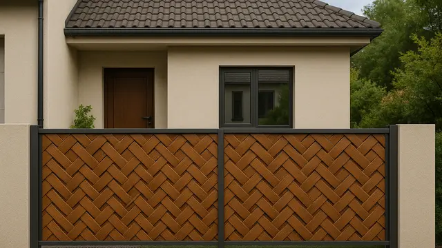 7 Model Pagar Rumah Minimalis Modern Perpaduan Kayu dan Besi, Bikin Fasad Rumah Makin Berkelas