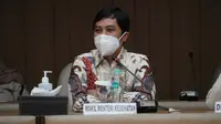 Wakil Menteri Kesehatan RI Dante Saksono Harbuwono menghadiri Forum Nasional Kemandirian dan Ketahanan Industri Sediaan Farmasi di Yogyakarta pada 8 November 2021. (Dok Kementerian Kesehatan RI)