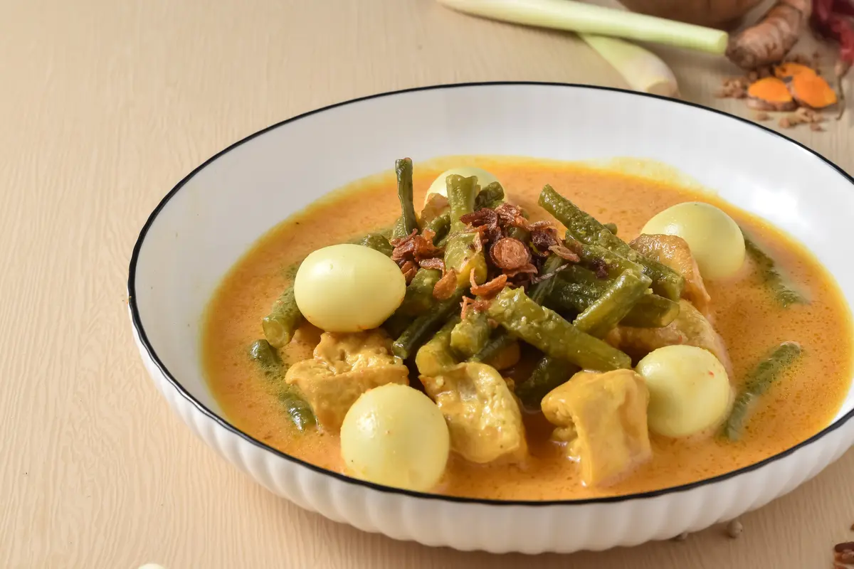 sayur lodeh telur puyuh