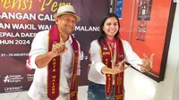 Heri Cahyono - Ganis Rumpoko diusung PDIP dalam Pilkada Kota Malang 2024 (Liputan6.com/Zainul Arifin)