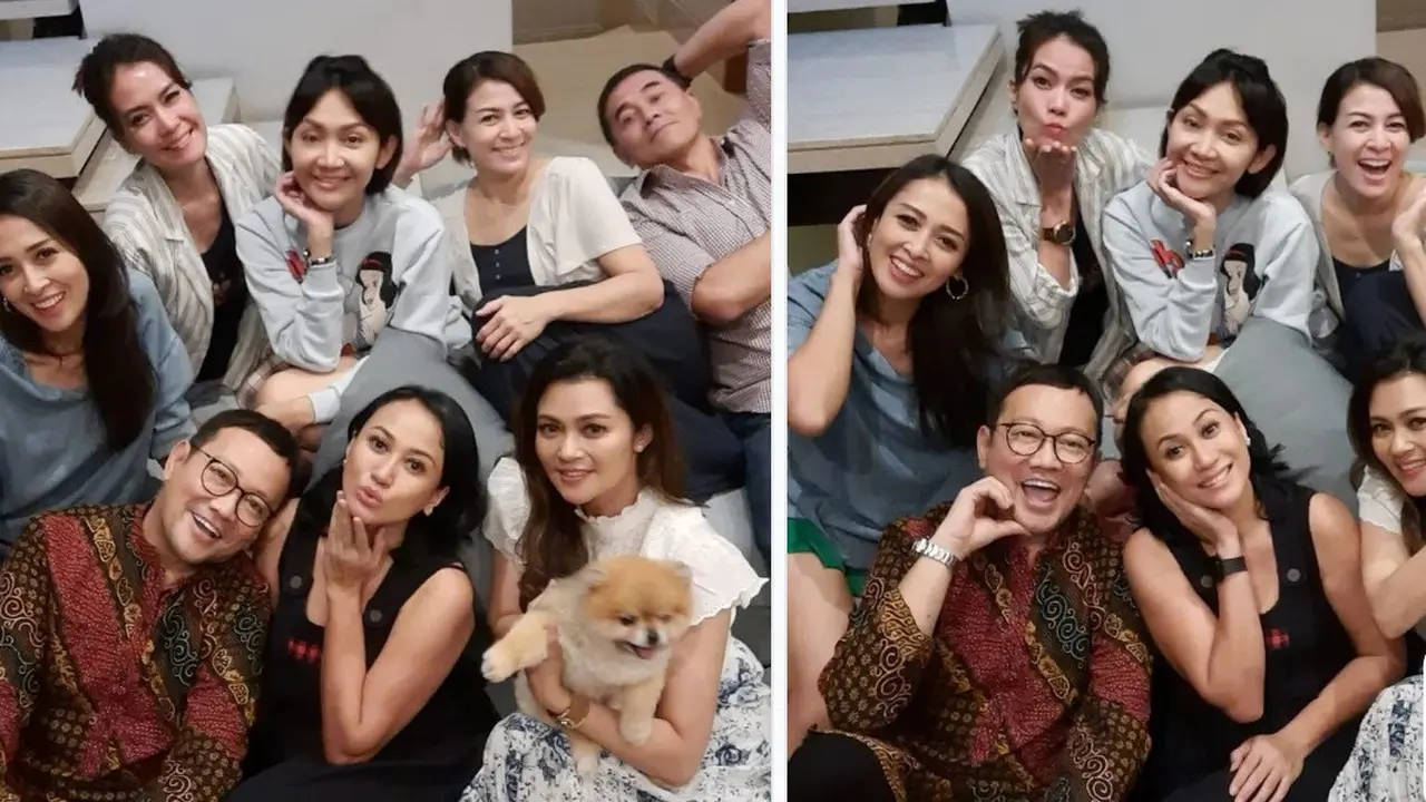 pemeran orangtua di sinetron Dari Jendela SMP buka puasa bersama (Foto: Instagram alvinadam1)