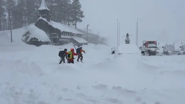 Bencana Longsor Salju Dekat Danau Tahoe Amerika Serikat, 8 Pemain Ski Tewas dan 1 Hilang