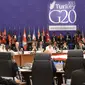 Presiden Joko Widodo saat menghadiri pembukaan G20 Antalya Summit di Antalya Turki, Minggu,(15/11). Indonesia merupakan satu-satunya negara ASEAN yang menjadi anggota G20. (Setpres)
