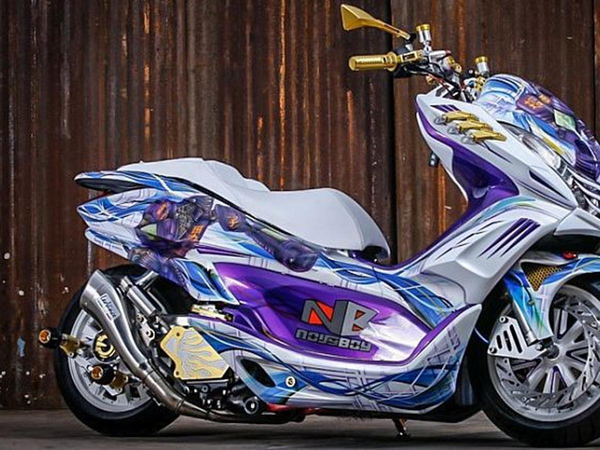 Honda PCX Ala Robot Noisy Boy Otomotif Liputan6com