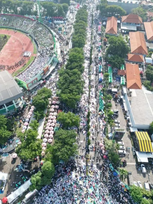 Suaana Resepsi 1 Abad Harla NU di Stadion Glora Delta Sidoarjo (Istimewa)