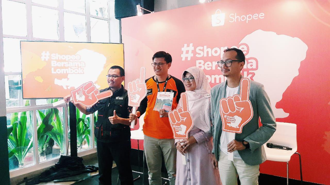 Gandeng Tiga Mitra Lembaga Kemanusiaan, Shopee Galang Donasi Untuk Lombok