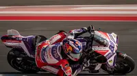 Pembalap Pramac Ducati Jorge Martin berhasil memenangi spirnt race MotoGP Mandalika. Dia pun kini memimpin klasemen MotoGP (AFP)