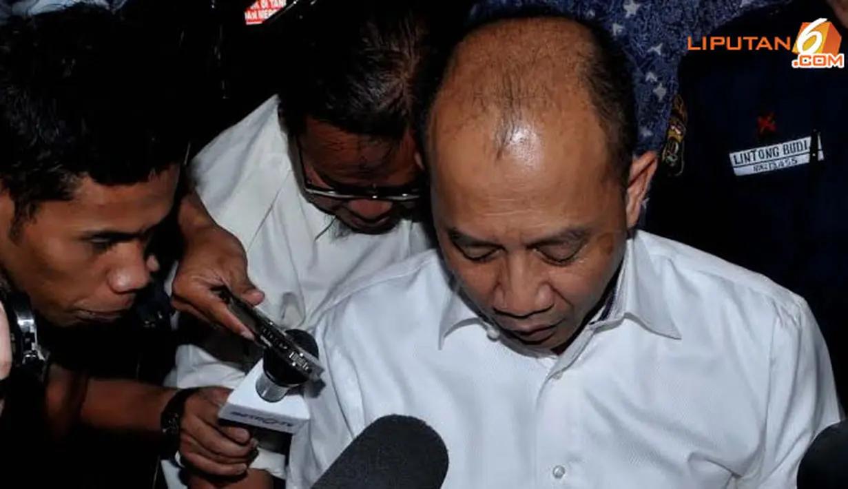 Saat ditemui wartawan, Johanes enggan memberikan komentar pada wartawan (Liputan6.com/Andrian M Tunay)