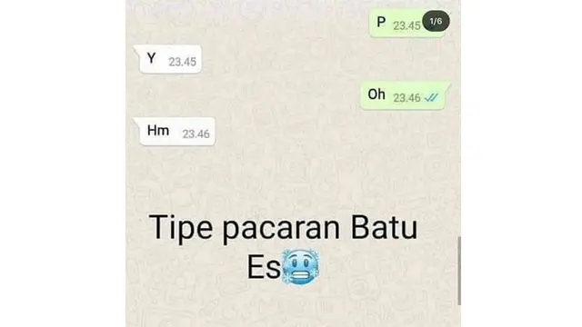 6 Reaksi Orang Dapat Chat Huruf Y Ini Bikin Senyum Tipis