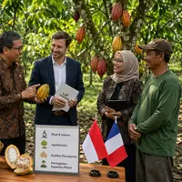 Indonesia dan Prancis Perkuat Strategi Pengembangan Kakao Berkelanjutan