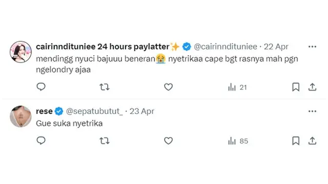 6 Pendapat Pro dan Kontra Netizen tentang Menyetrika Ini Bikin Senyum Tipis