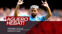 Berita video melihat kehebatan striker Manchester City, Sergio Aguero, di Premier League 2019-2020.