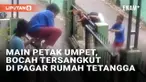 Permainan petak umpet menuntut pesertanya bersembunyi ke tempat tertentu. Tak jarang upaya bersembunyi justru diwarnai momen penuh tawa karena apes. Seperti bocah yang tersangkut di pagar hingga viral di media sosial.