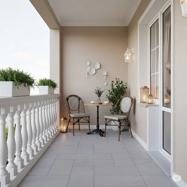 Model Balkon Rumah Sederhana. Foto: Gemini