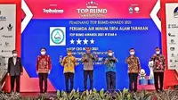 Pada ajang Top BUMD Awards 2021, Pemkot Tarakan borong tiga penghargaan sekaligus.