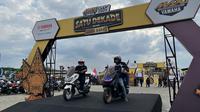 Maxi Yamaha Day 2025 di Bandung, Jawa Barat, dihadiri ribuan bikers. (Liputan6.com/Septian Pamungkas)