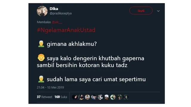 Drama Saat ‘Lamar Anak Ustaz’ Ini Bikin Senyum-senyum Kecut