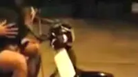 Video seekor anjing yang sedang mengemudikan skuter beredar di dunia maya, maka polisi mencari pemilik anjing itu.