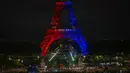 Sebelumnya, PSG sudah lebih dulu meraih gelar Ligue 1. Mereka juga menjuarai Coupe de France dan Trophee des Champions. (Hugo MATHY/AFP)