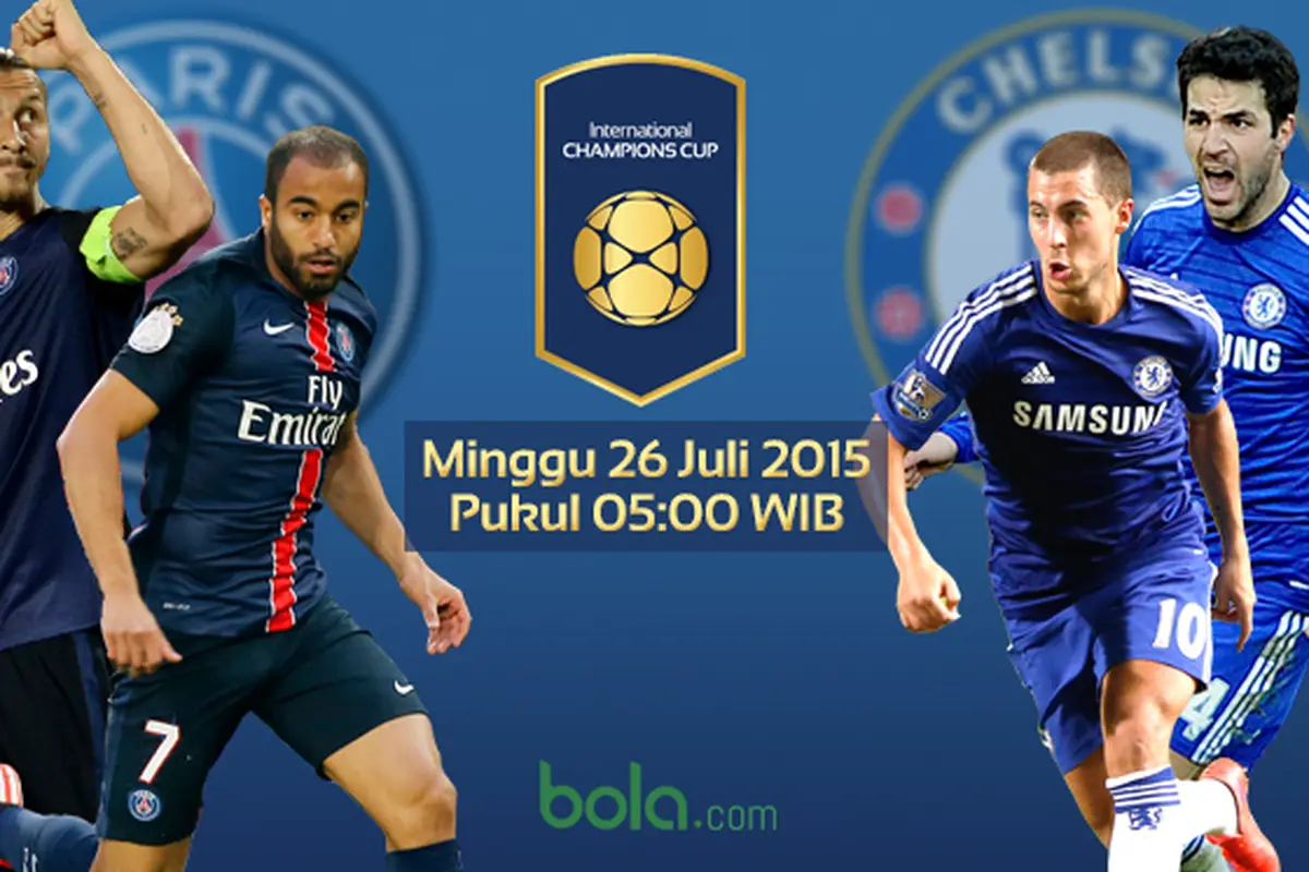 ICC 2015 : Cover Grafis Paris Saint-Germain vs Chelsea