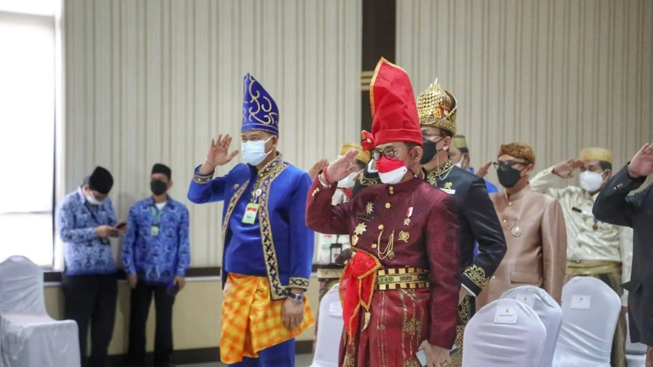 Tasyakuran Kementerian Pertanian (Kementan) Dalam Rangka HUT Ke-76 Kemerdekaan Republik Indonesia, Selasa (17/8).